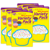 Trend Enterprises Cupcakes Mini Accents Variety Pack, 36 Pieces, PK6 T10812